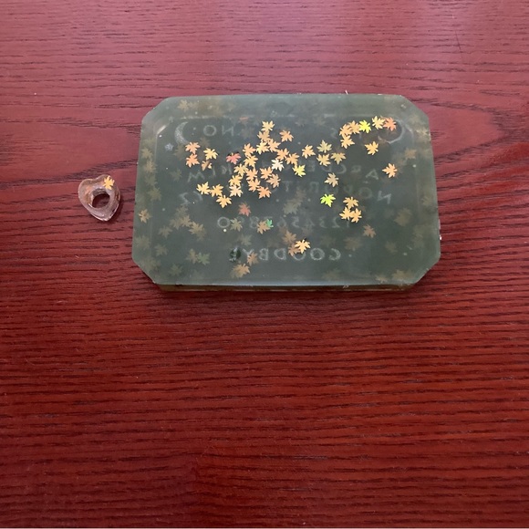 NEW Autumn Leaves on The Ground Inspired Mini Ouija Board and Planchette - Picture 4 of 5